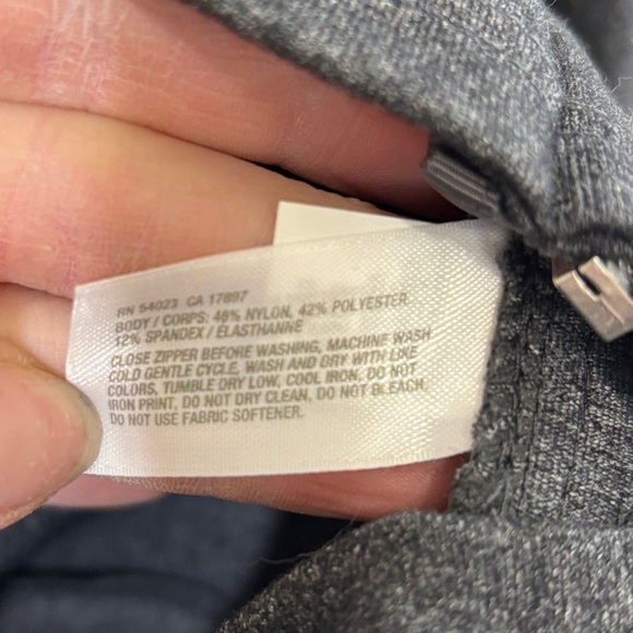 GAP Black Utility Jacket with Open Front and Slim Fit - Picture 4 of 4